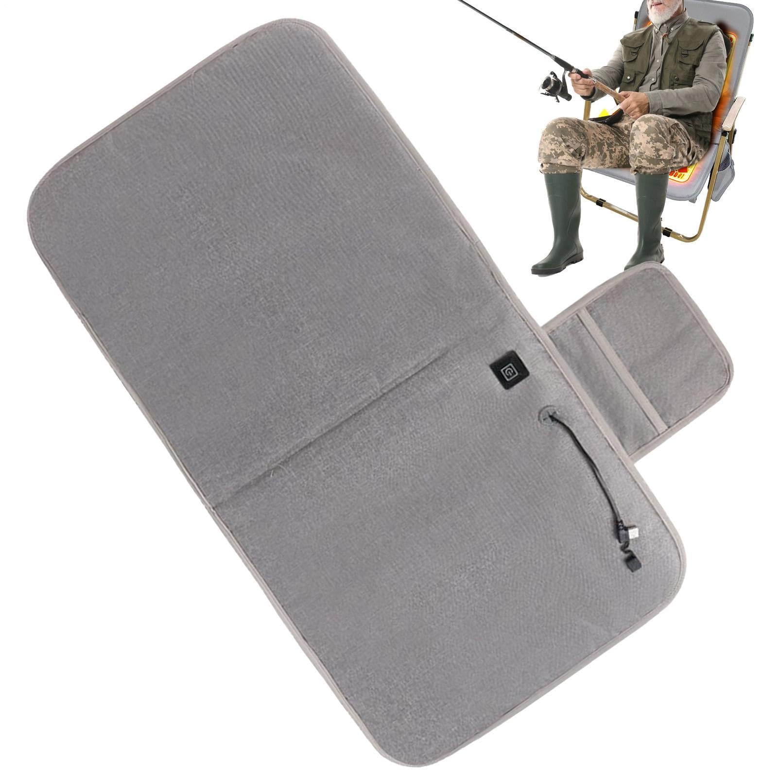 Cuscino Riscaldante Per Sedile | Cuscino Riscaldante Elettrico USB a 3 Livelli | Elettrico Per Campeggio,Per Ufficio Auto Stadio Camera Da Esterno Pesca Viaggio Casa