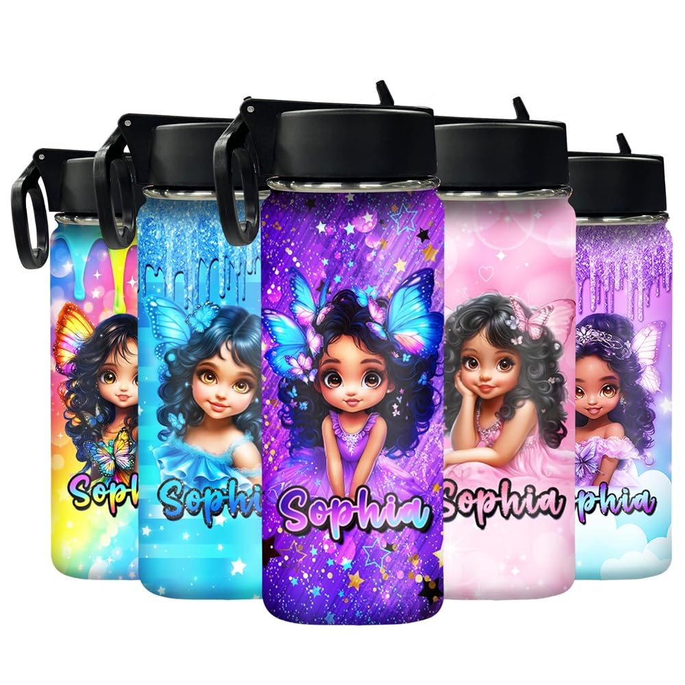 Custom Water Bottle For Girls Personalized Bottle Stainless Steel Waterbottle School Supplies For Kids