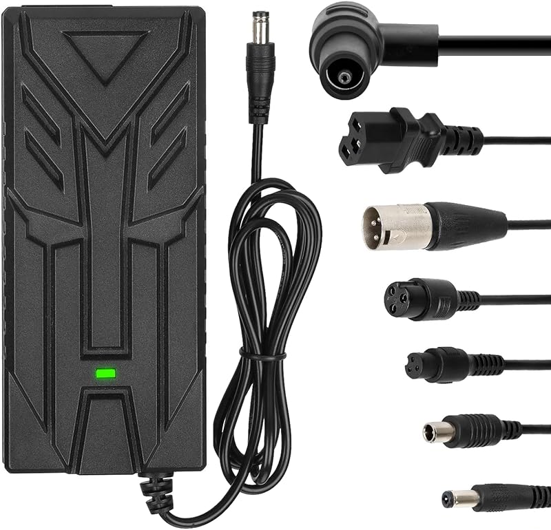 54,6V 2A Caricatore Monopattino Elettrico per Xiaomi 4 Ultra/4 Pro 2nd Gen/5, 5 Pro，48V…
