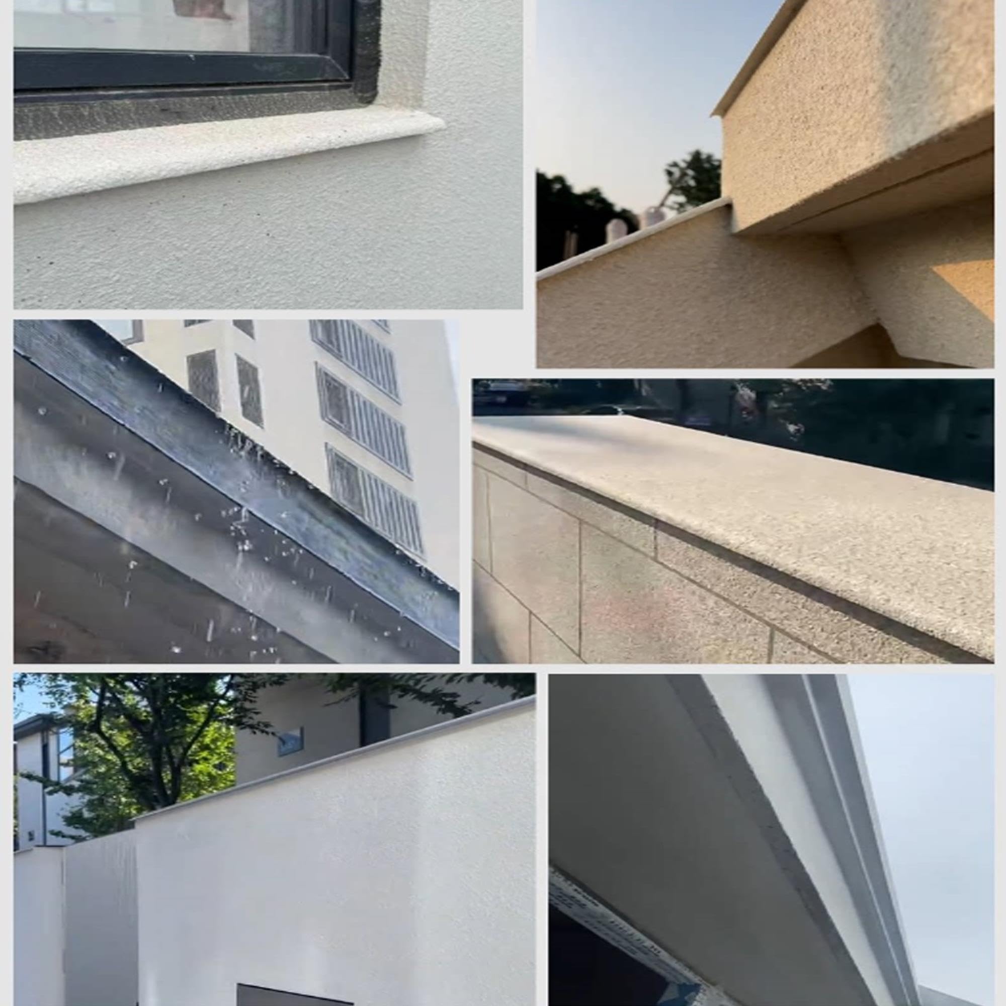 Lluvia de Aluminio Anodizado Tira Desviadora de Lluvia del Alero del Techo
