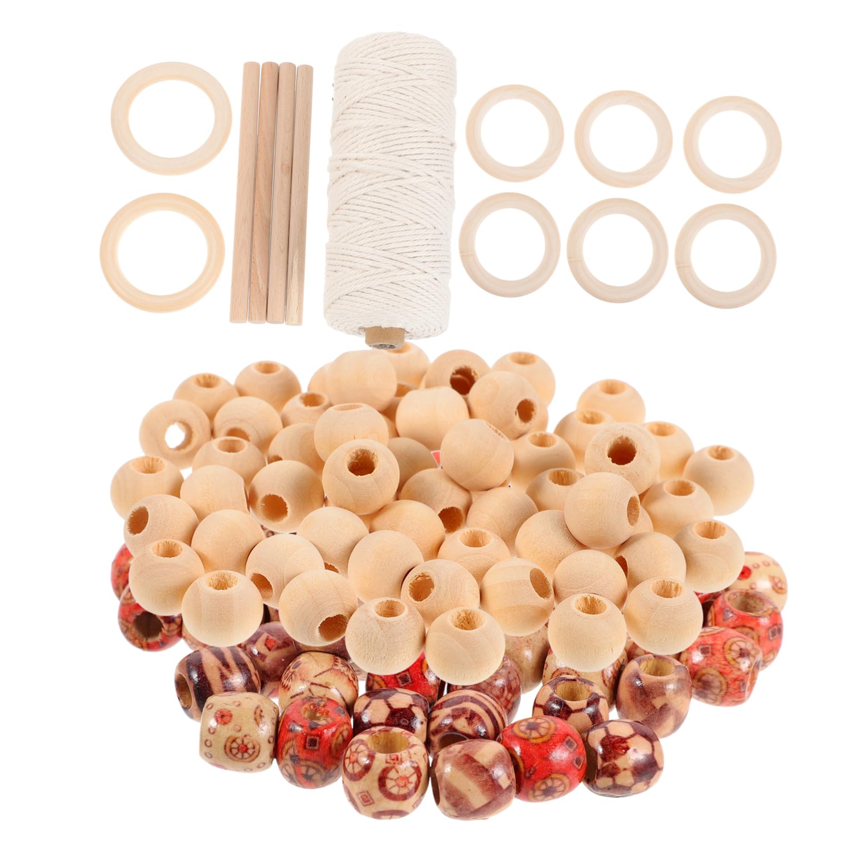 Kit macramé 133 pièces pour créer vos suspensions de plantes et décorations murales