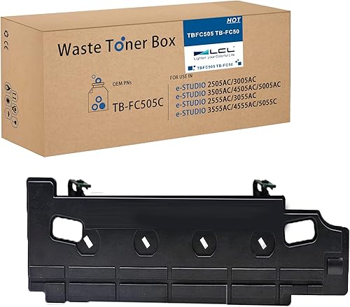 LCL Botella de tóner residual compatible con TBFC50 TBFC505 TB-FC50 TB-FC505 Toshiba E Studio E-Studio 2505AC 2515AC 2555C 3005AC 3015AC 3055C