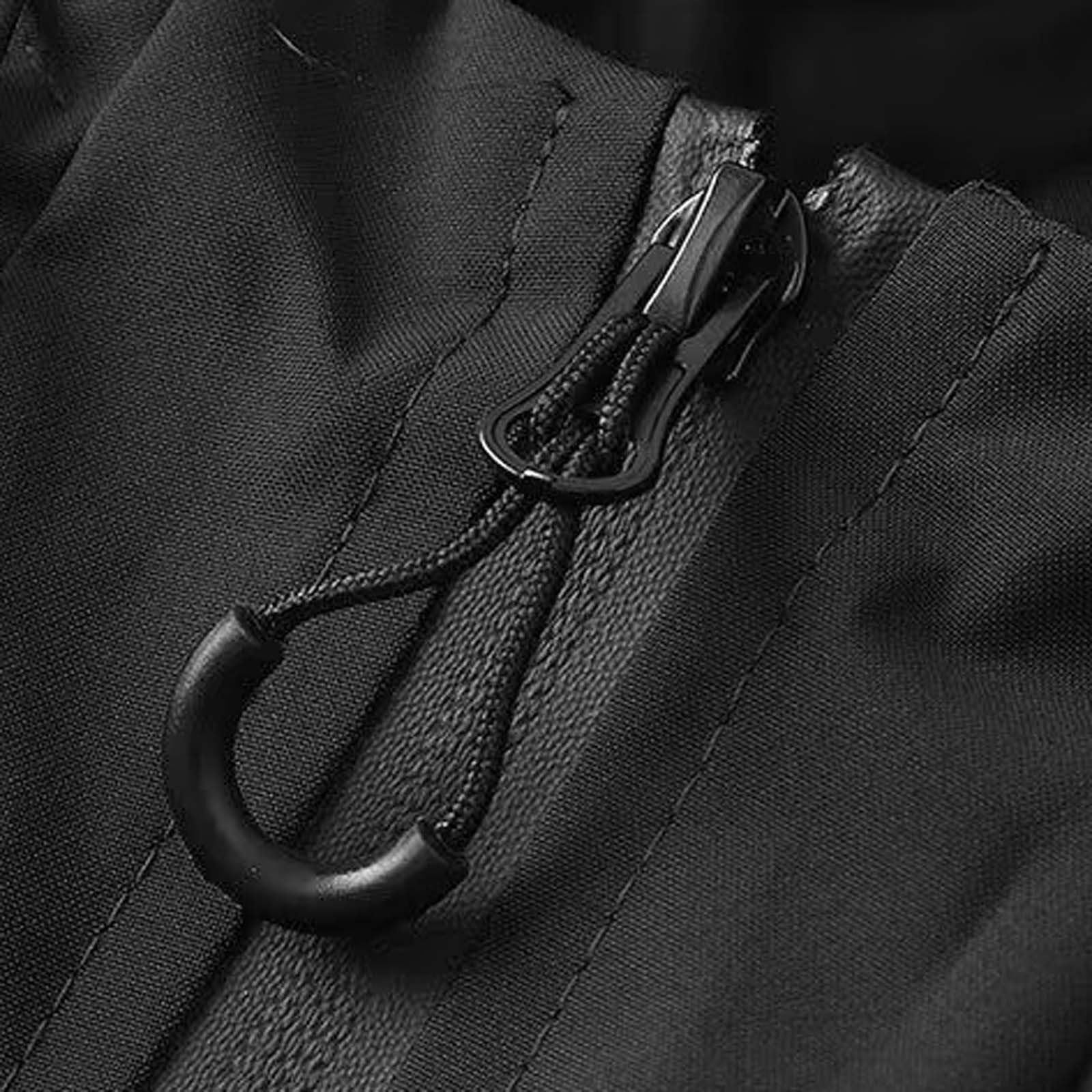 Chubasquero para bicicleta para hombre, transpirable, ligero, con capucha, cortavientos, chaqueta militar, chaqueta de ocio, chaqueta de senderismo, chaqueta funcional con cremallera