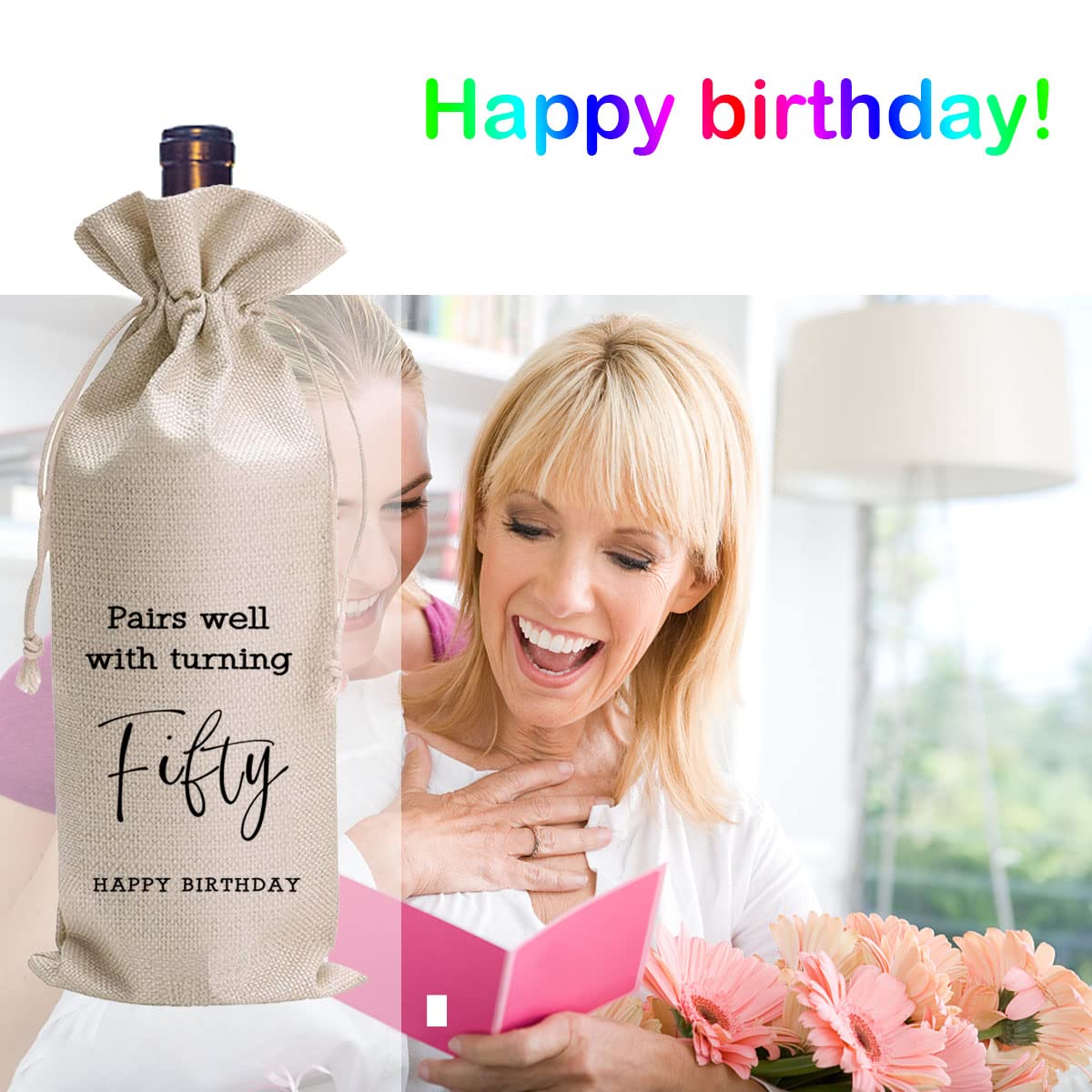 Sac Cadeau En Papier - Joyeux Anniversaire Avec Ballons - Taille S - Jour De Fête - Cadeaux - Boutique Jour De Fête