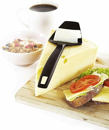 Miniatura 3 de Linden Sweden Cortador de queso de nailon negro para queso de bloque  Plano de queso para rebanar consistente y seguro  Fabricado en Suecia