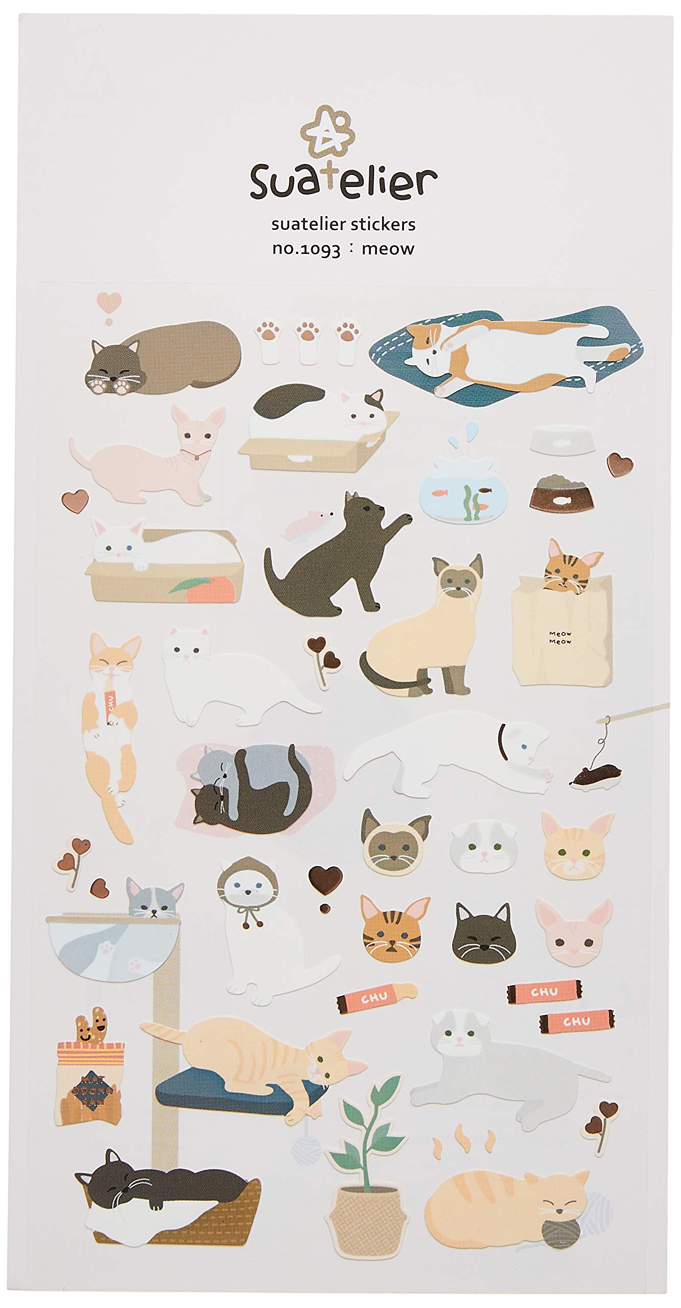Suatelier 1093 Meow Sticker