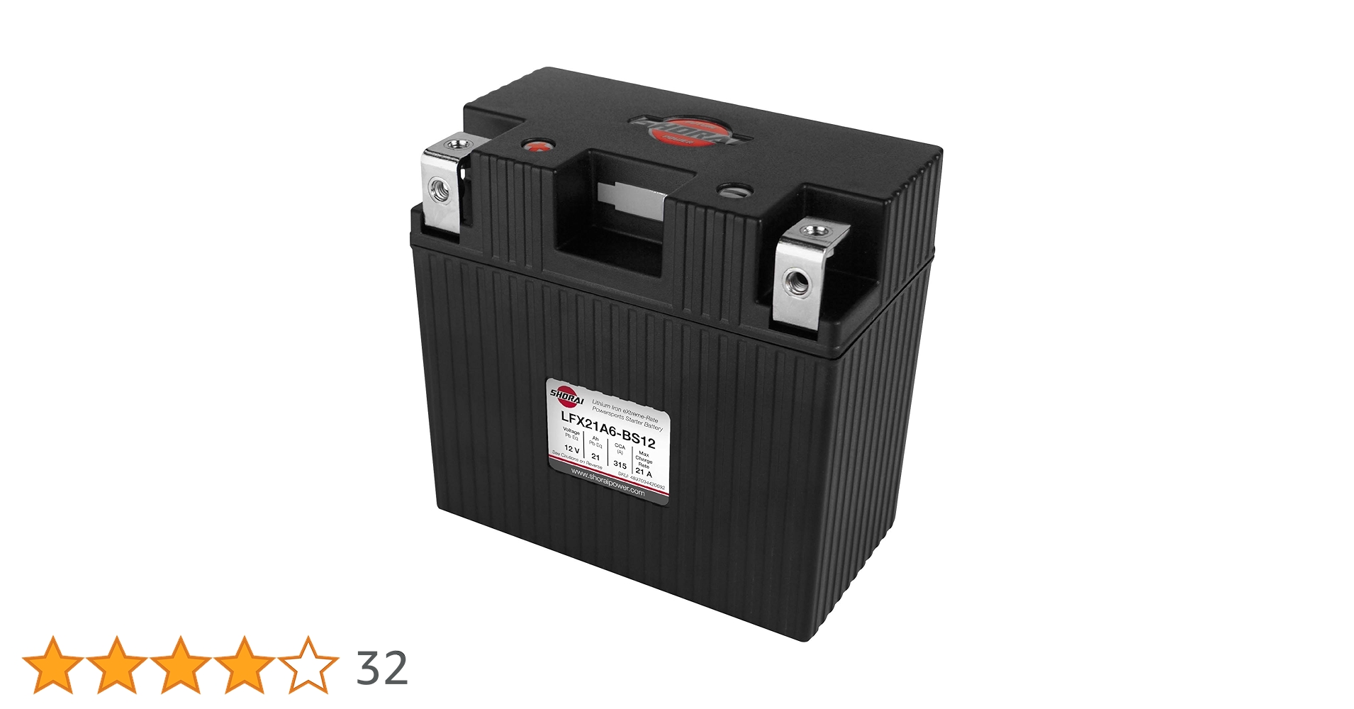 【新品未開封】shorai LFX21A6-BS12 リチウムイオンバッテリー Amazon | SHORAI LFX バッテリー LFX21A6-BS12 | バイク