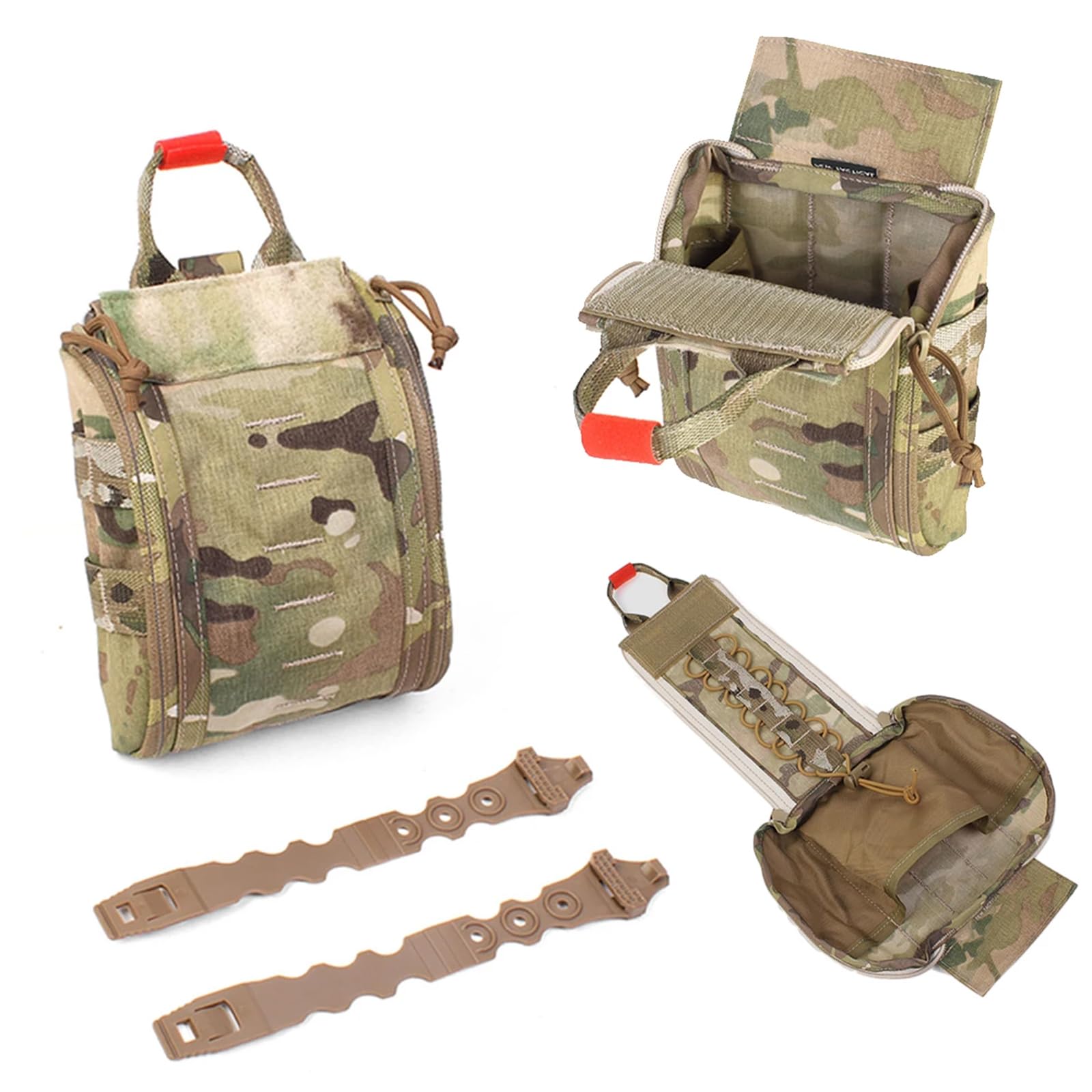 Kit táctico de primeros auxilios, bolsa médica portátil para senderismo, viajes, hogar, tratamiento de emergencia, herramientas, bolsa EDC