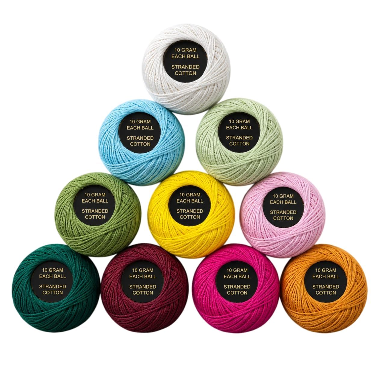 M.A JARI TRADERS Anchor Embroidery Thread, 20g Cotton Thread Spool for Hand Embroidery, Stitching, Sewing, Crochet, and Quilting, Durable Needlework Thread for Craft Projects-10 Spool-image-16