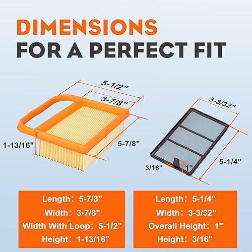 Miniatura 7 de Hipa Filtro de aire para STHIL TS420 TS500I TS410 TS410Z TS420Z Sierra de corte de hormigón 4238 140 4401 con kit de afinación de combustible de