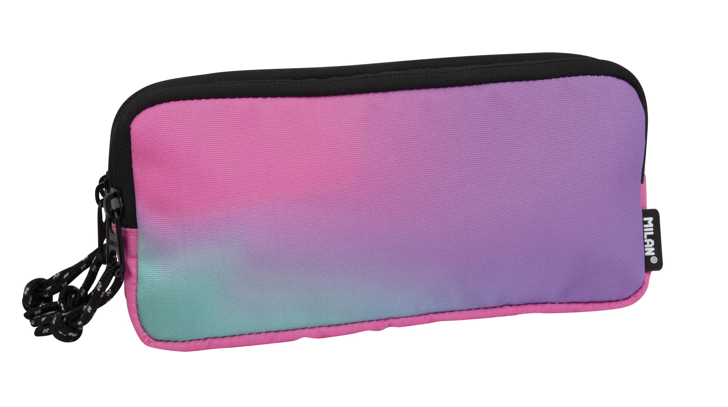 Estuche 3 cremalleras Sunset, rosa MILAN®