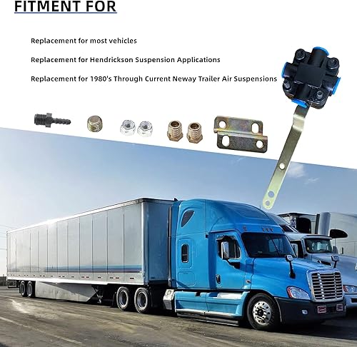 Miniatura 4 de Kit de válvula de control de altura de nivelación estándar de aire VS-227 53321-Q120 KD2204 Reemplazo para suspensiones neumáticas de remolque Neway