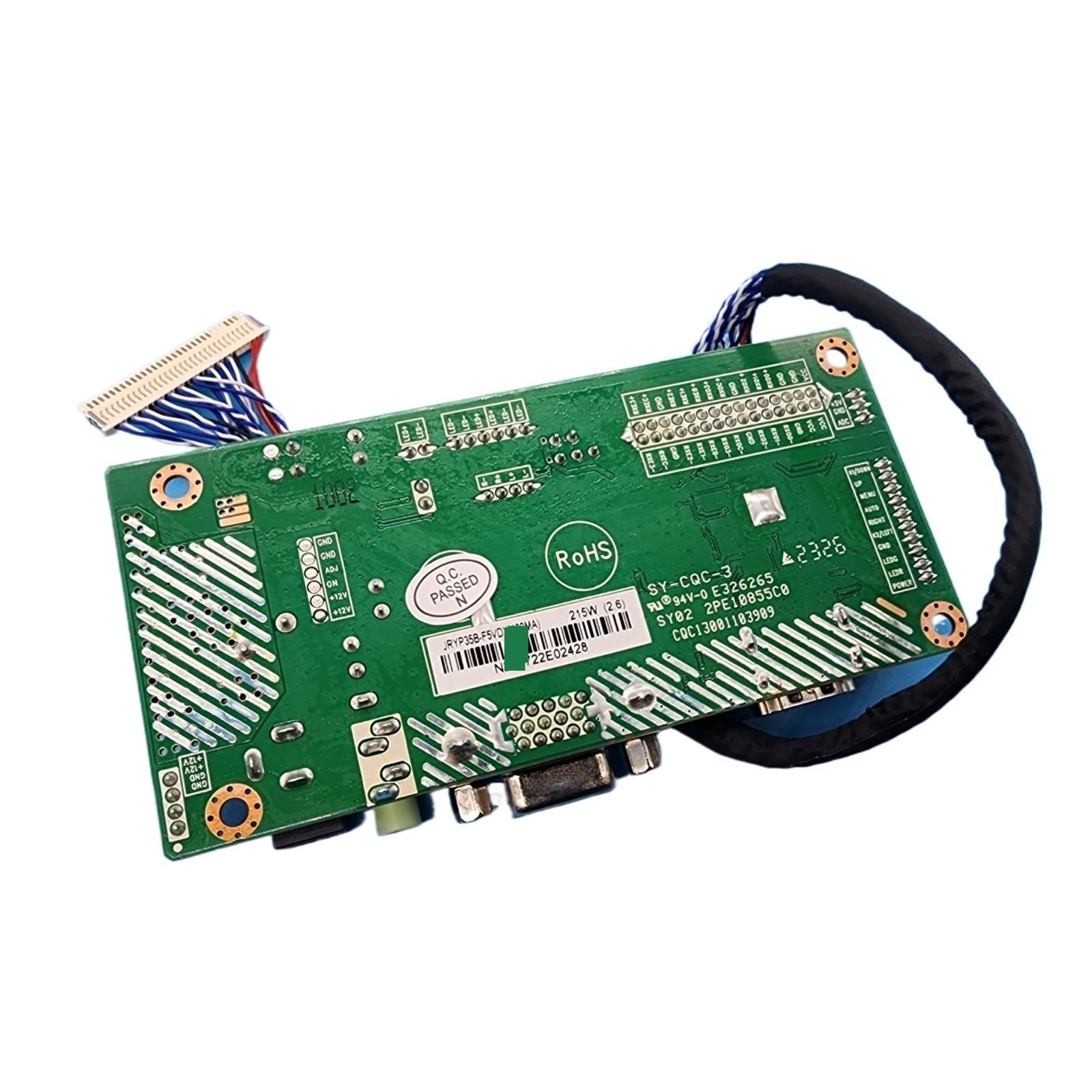 For scheda di controllo dello schermo LCD da 17-27 pollici HDMI VGA a scheda madre di controllo LVDS FHD Inverter di retroilluminazione a LED integrato Cavo da 30 pin(1366-768)