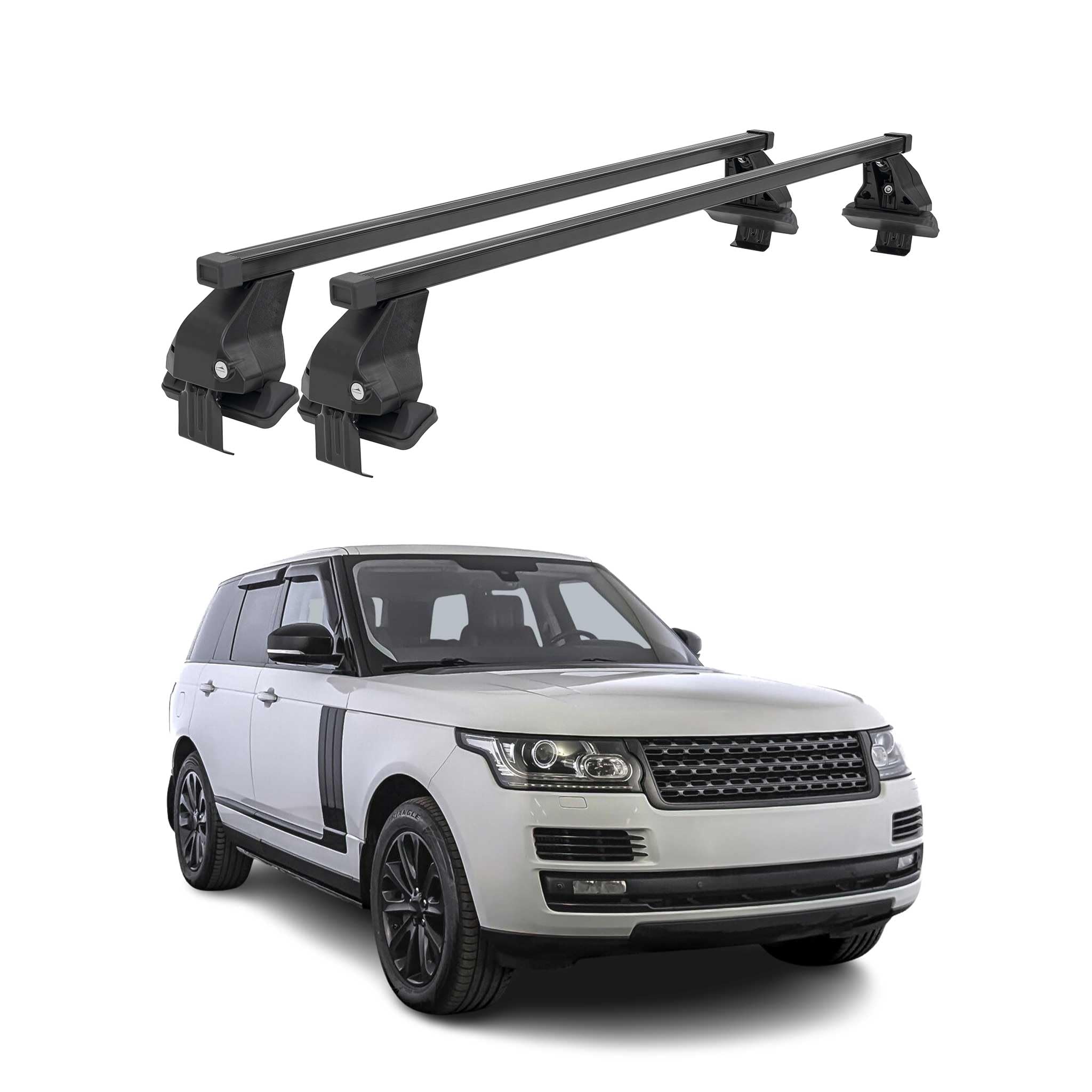 Barres de toit robustes OMAC conformes DIN pour Range Rover