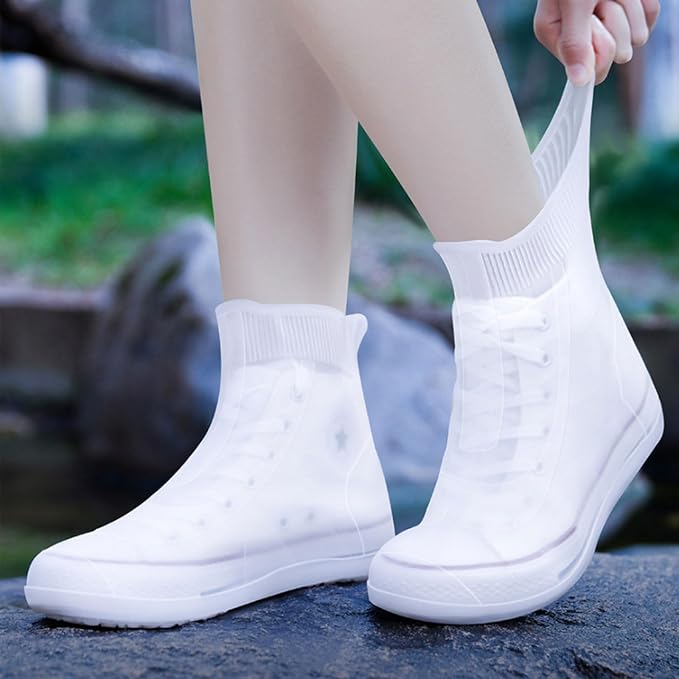 Cubre zapatos impermeables SooGree talla Small transparentes miniatura 9
