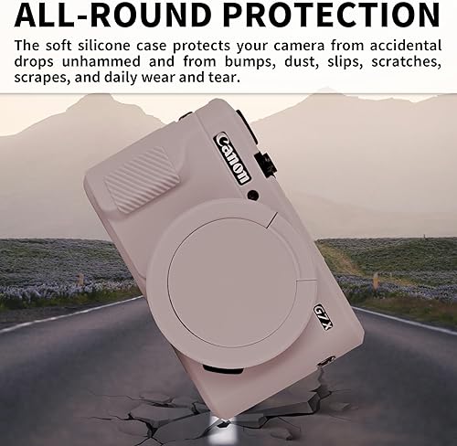 Miniatura 59 de Easy Hood G7X Mark II Case G7X Funda de silicona para cámara, funda protectora de silicona suave para cámara réflex digital Canon Powershot G7X Mark