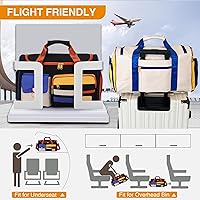 Vista 117 de Pequeña bolsa de gimnasio para mujer, bolsa de viaje con compartimento para zapatos