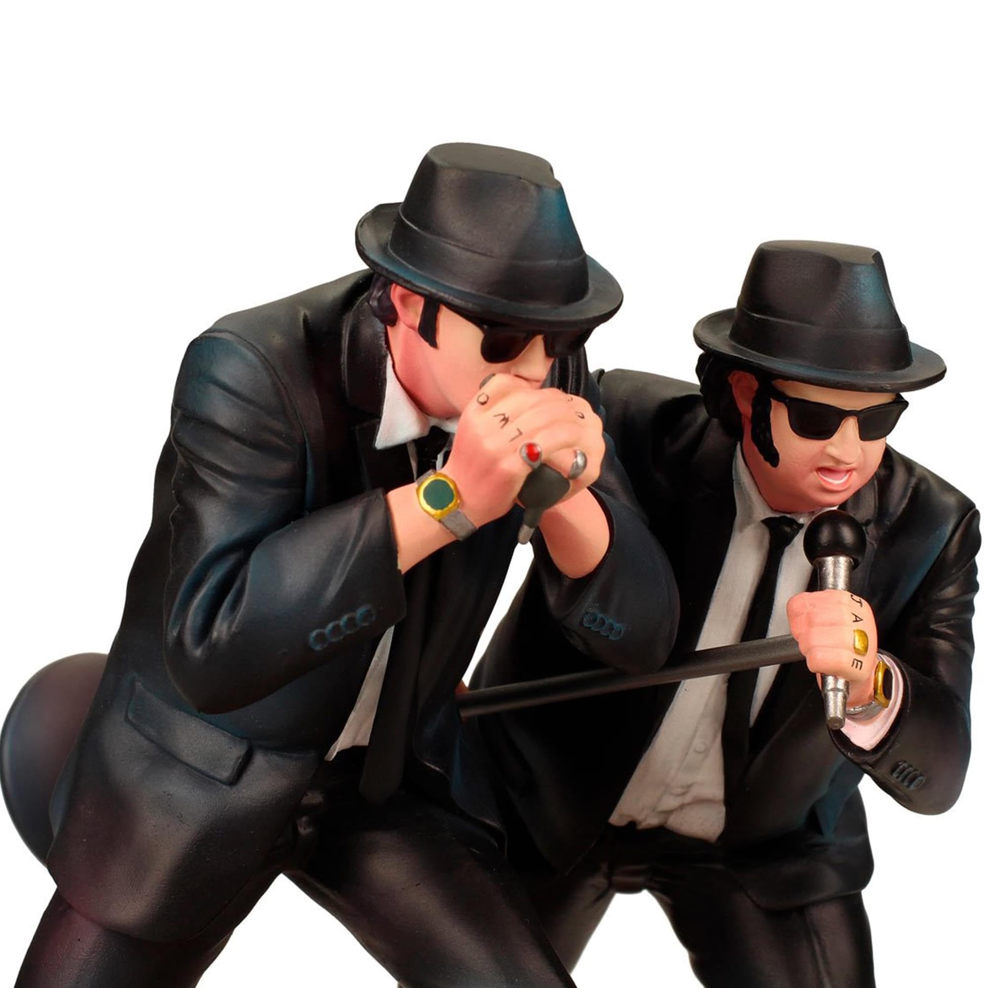 SD TOYS The Blues Brothers Jake y Elwood Cantando Figura 18 cm con Luz