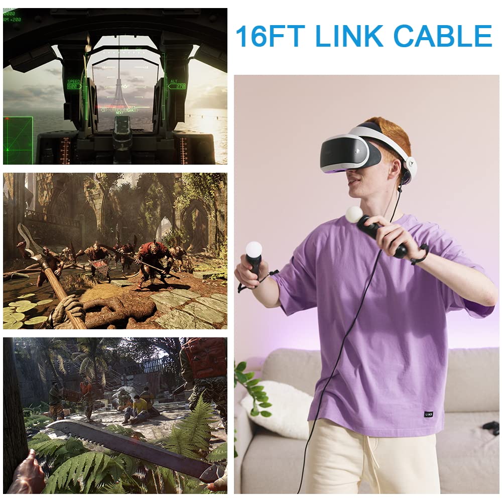 Amazon.co.jp: VakiReyy 16フィート リンクケーブル Oculus Quest 2用