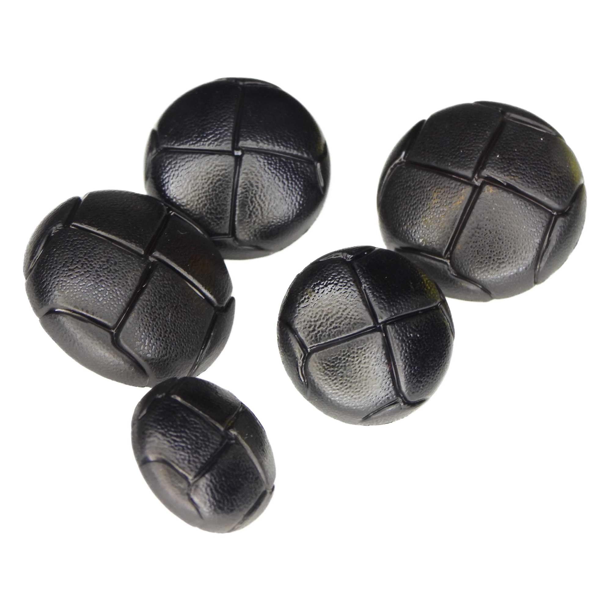 Football Buttons 15mm 18mm 20mm 23mm and 25mm 13 Colours Buy 2 4 or 8 550D, 10 Black, 4 25mm