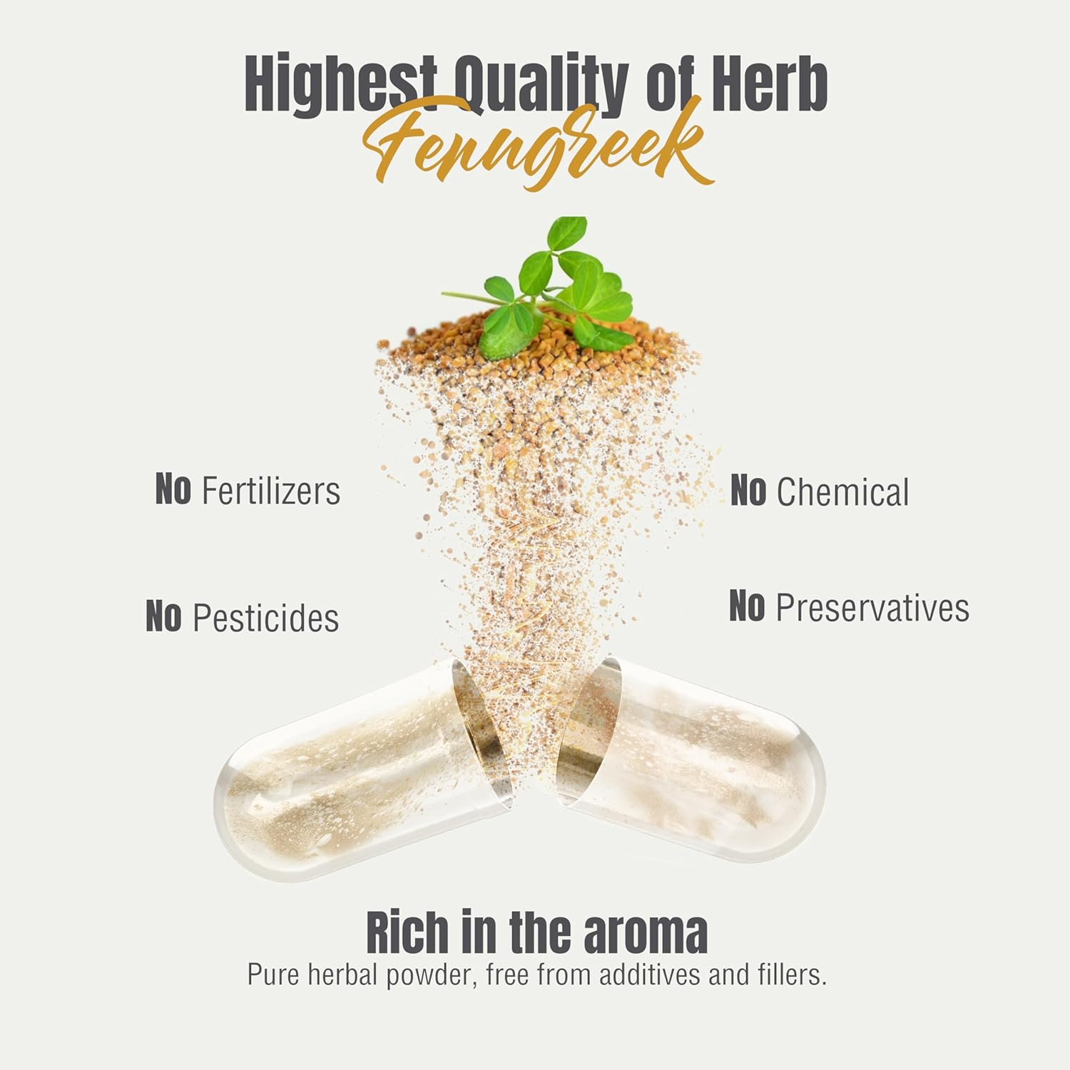 Herbsforever Fenugreek-Extra Strength(10:1) Extract, Equiv.t...