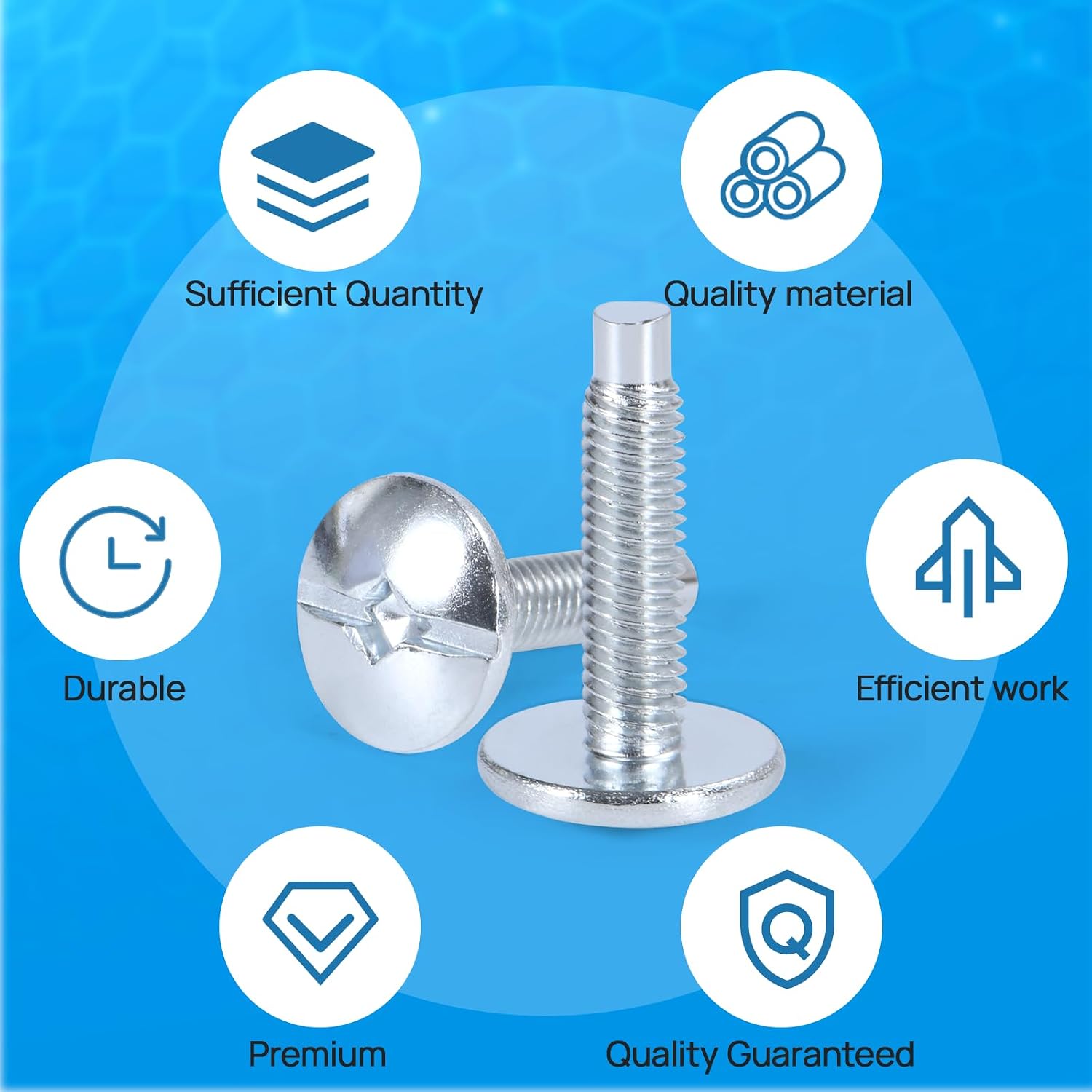 Load Center Cover Screws, Compatible with Square D S106 and Siemens ECTS2