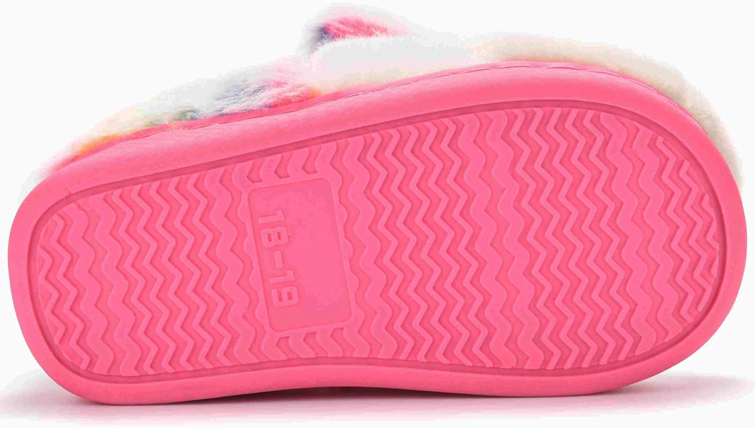 Ainikas Girls Plush House Slippers Toddler Kids Fuzzy Slippers - Image 4