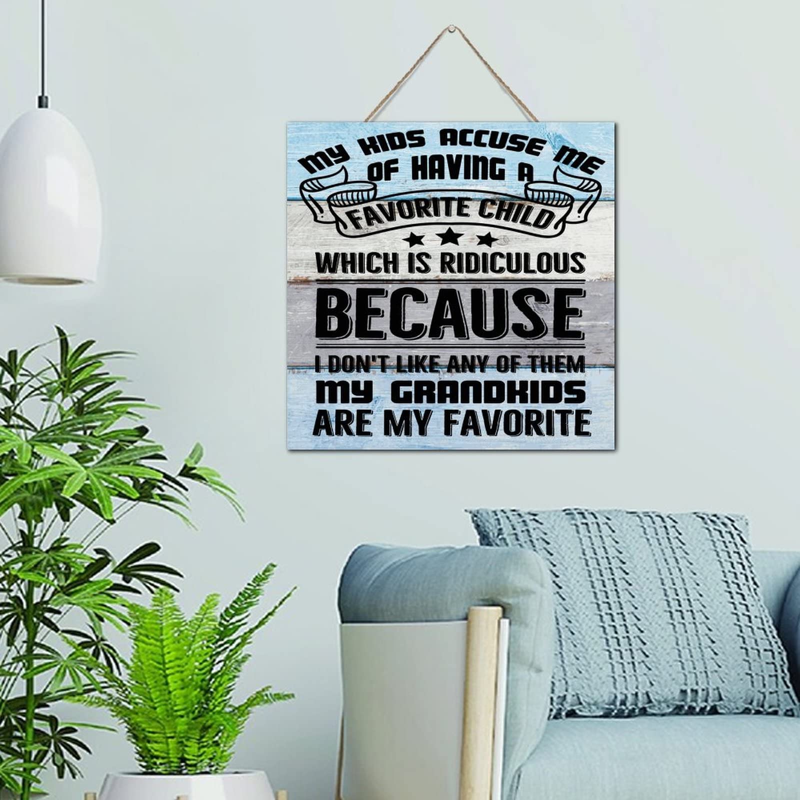 Plaque personnalisée bois décoration murale maison panneau peinte 30 cm