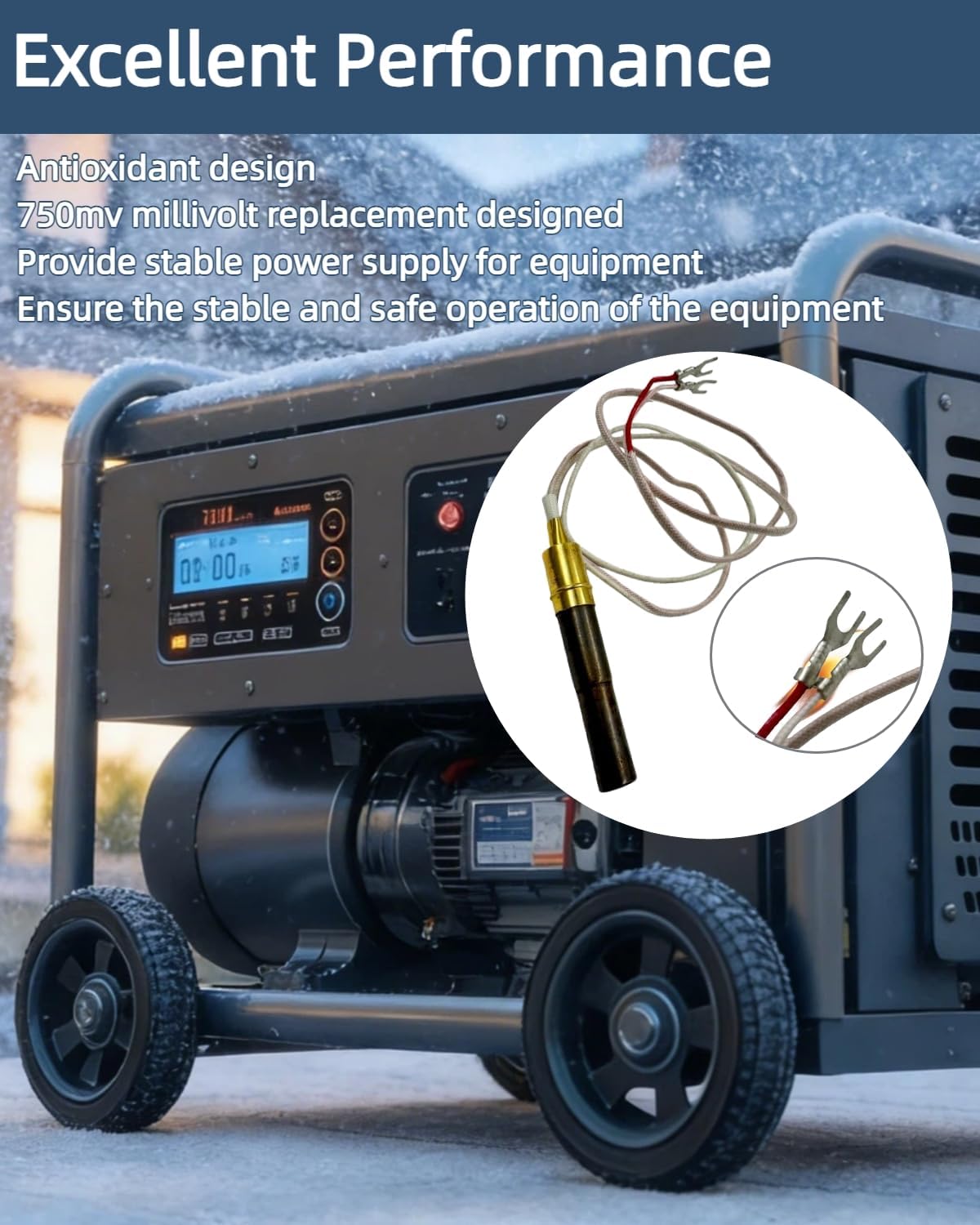 101934F32 Thermopile 750MV Power Generator Fit for White-Rodgers System