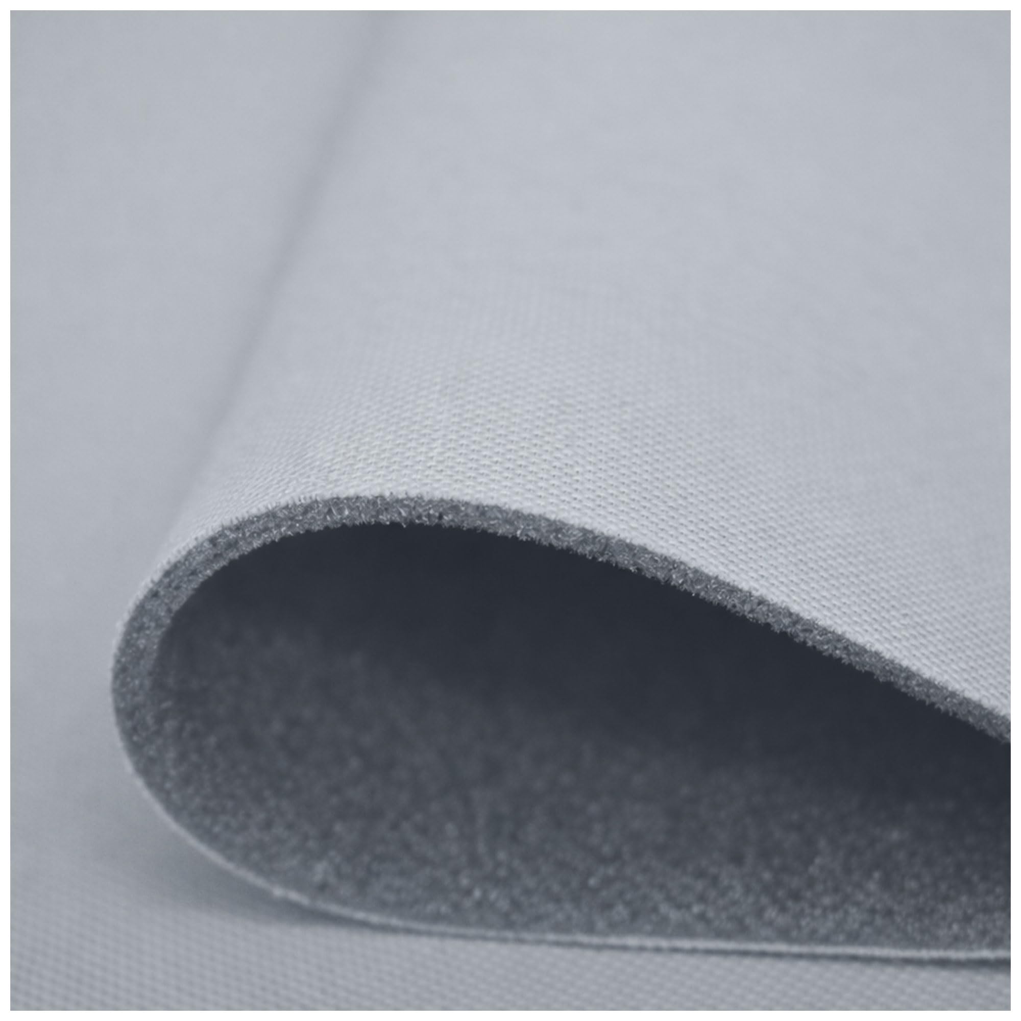 Autohimmelstoff Dachhimmel Stoff Gewirke - Himmel Zuschnitte aus Polyester mit Schaumstoff Kaschierung – PKW Innenraum Zubehör – Himmelstoff einfach verarbeitbar - FI LightGrey 1,7m x 3m