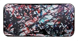 Solo F20 Front or Rear Printed Sun Shade for Cars - Multi Color