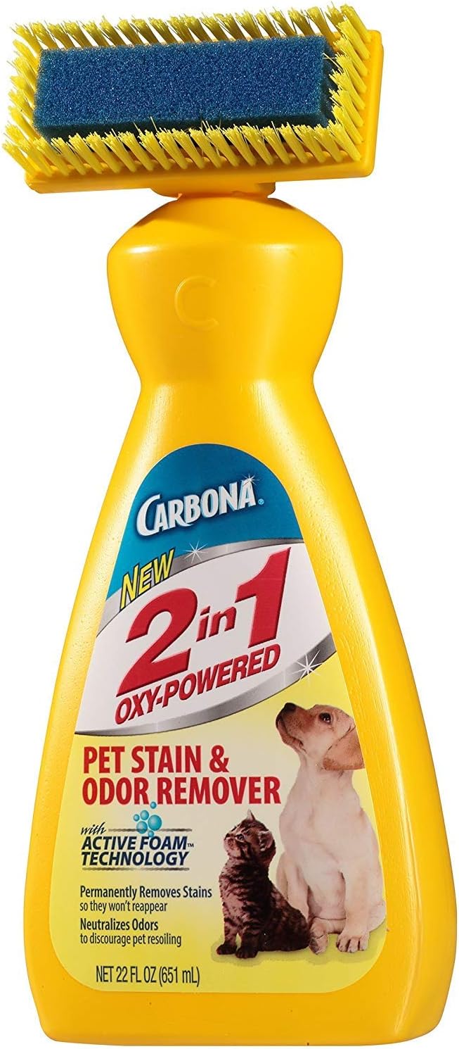 Carbona 2 in 1 Pet Stain and Odor Remover-22oz : Home & Kitchen