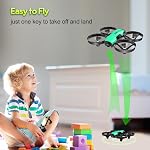 Loolinn | Drones for Kids Gift with Camera - Mini Drone, Remote Control Quadcopter Drone with 90° Adjustable Camera, Security Guards, Photos and Videos (Gift Idea)