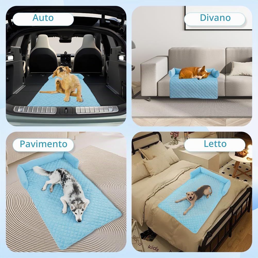Wakects Coperta per Divano per Cani, Cuccia Soffice per Animali Domestici, 75x120 cm, Lavabile in Lavatrice