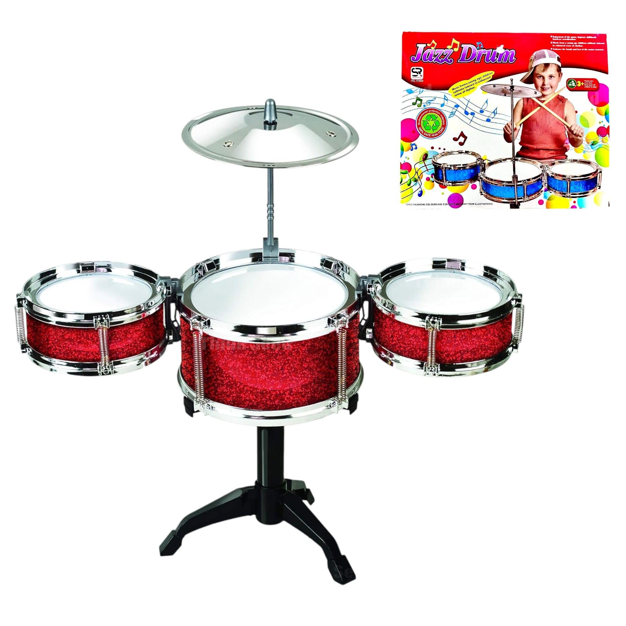 Buy Think Seed Jazz Drum Set for Kids | Complete 4-Piece Drum Kit