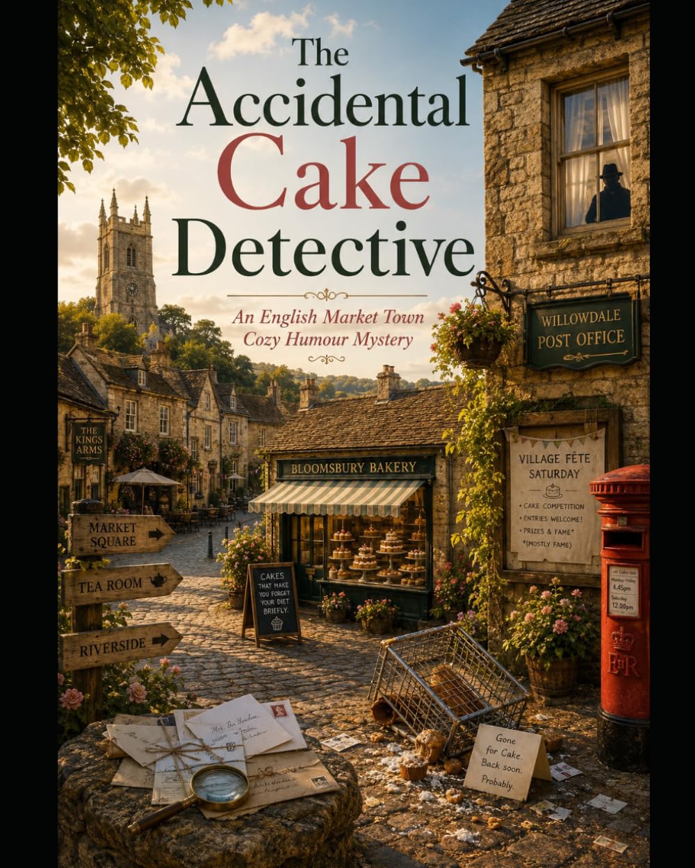 The Accidental Cake Detective: An English Market Town Cozy Mystery - One disastrous bake sale. One missing recipe book. One woman determined to prove she didn't ruin everything.