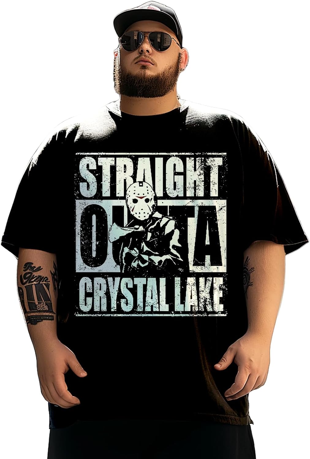 Halloween Shirts for Men Big and Tall Mens Scary T Shirts