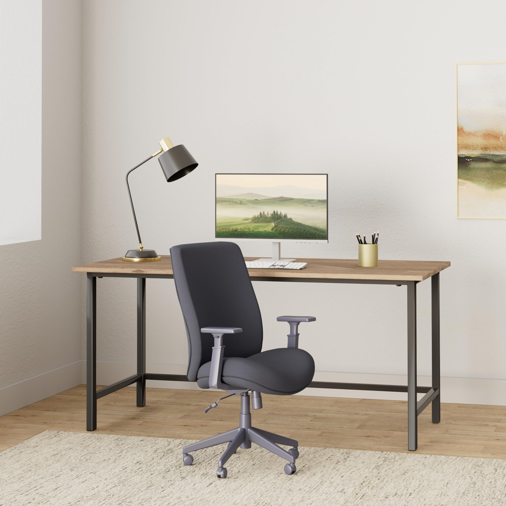 Amazon.com: La-Z-Boy Baldwyn Series Mid Back Task Chair, Supports