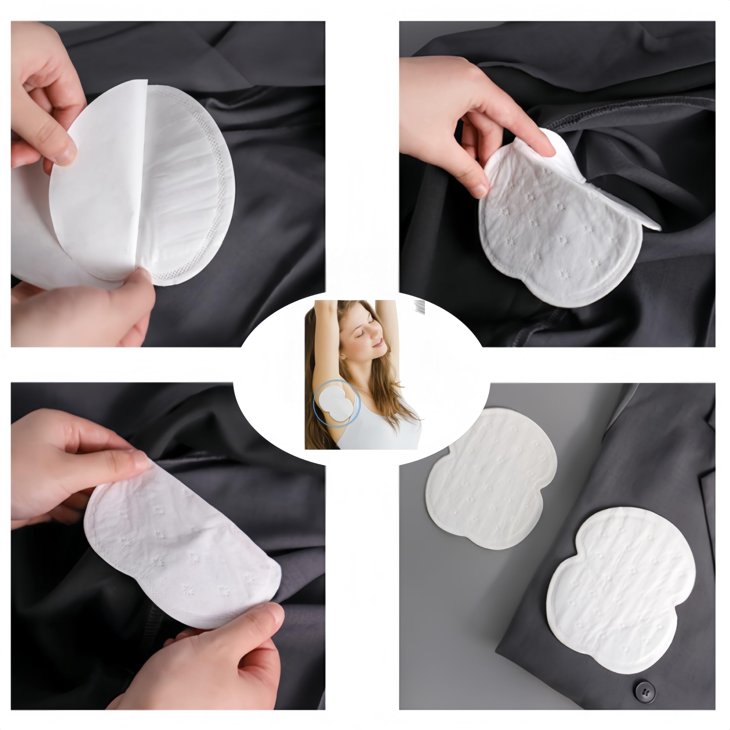 Almohadillas para Sudor Axilas - 120 Parches para Hombres y Mujeres