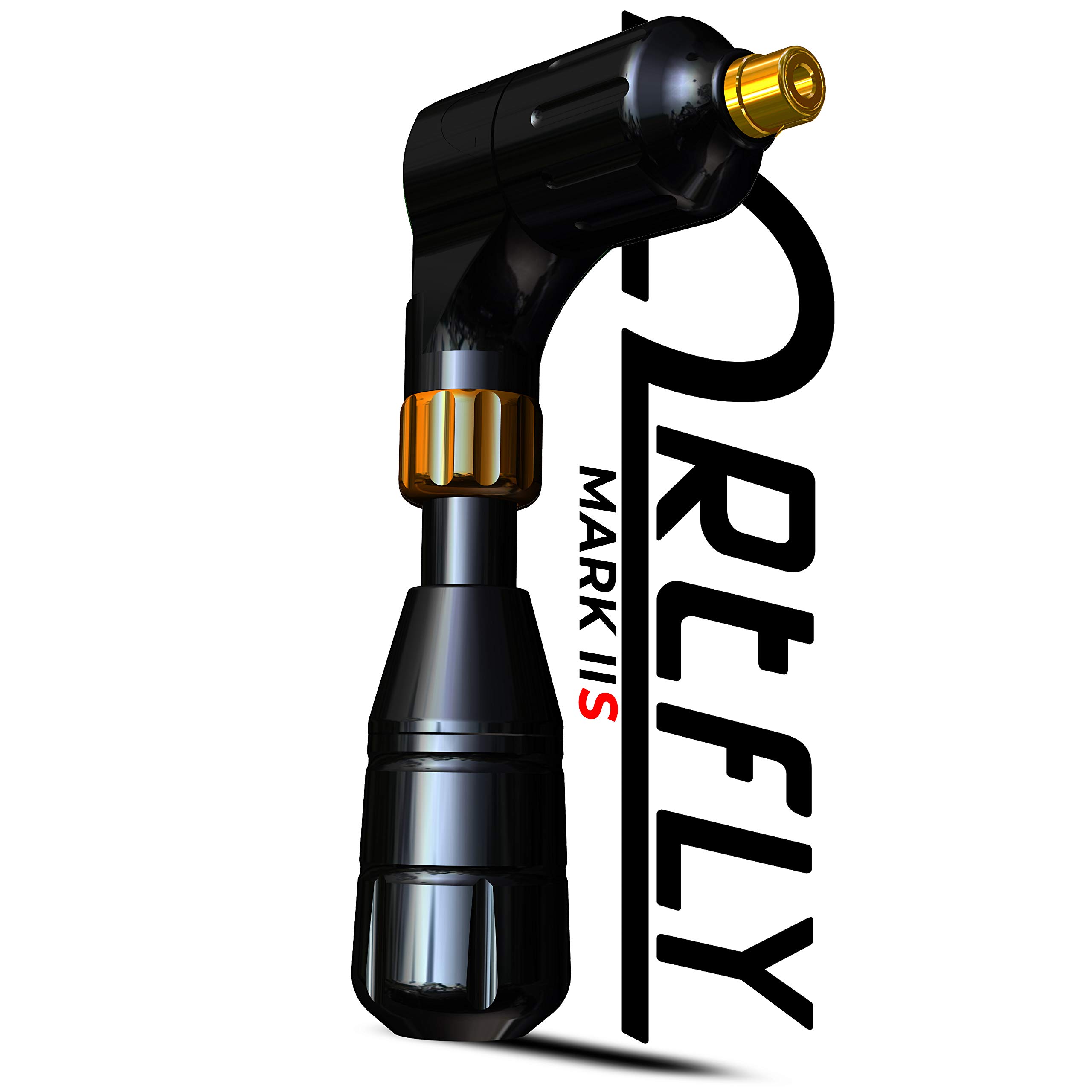 Artfly Rotary Tattoo Machine | Mark 2s - Jet Black | Japan Motor - Uses Cartridge Needles & RCA Cord