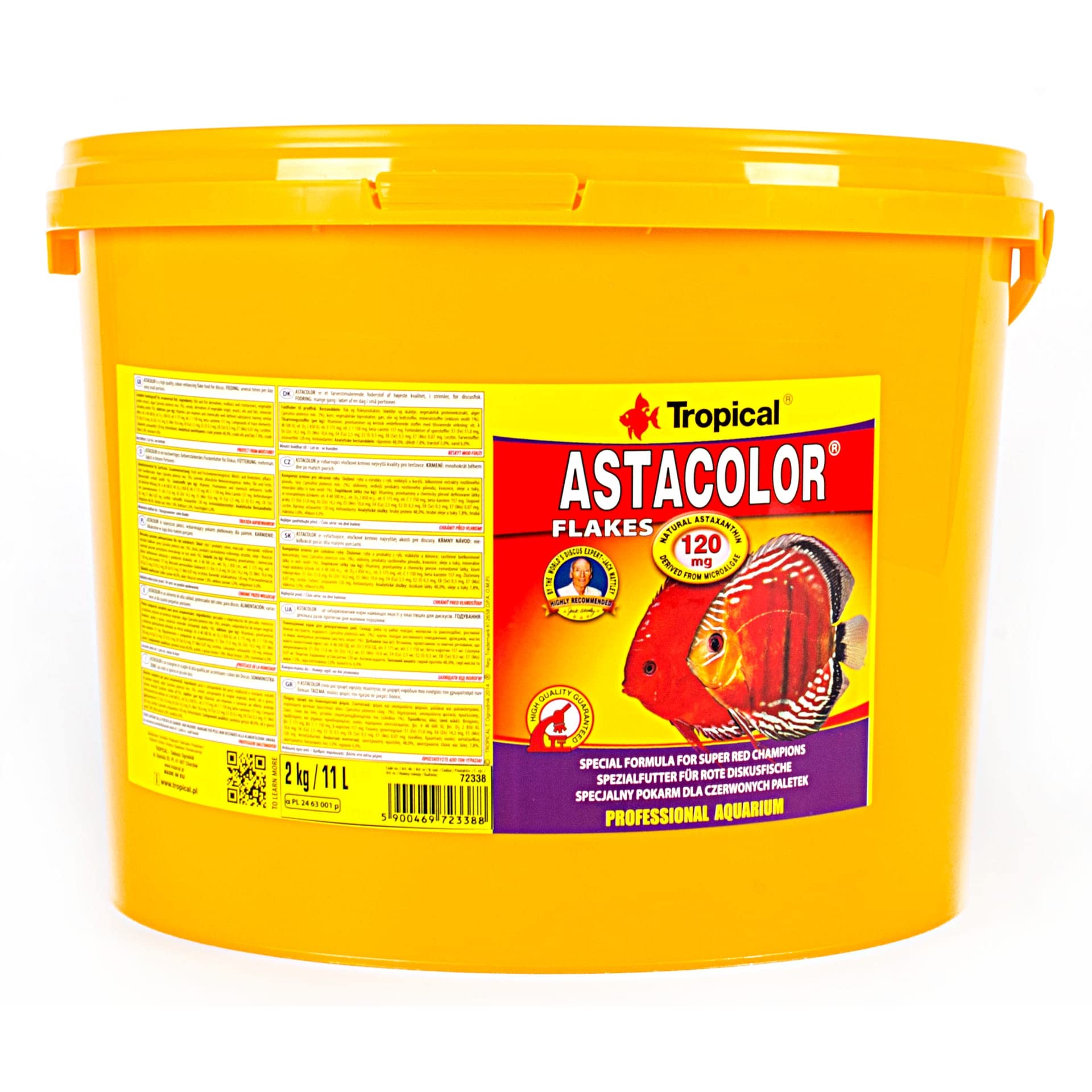 Tropical Astacolor Farbförderndes Flockenfutter, 1er Pack (1 x 11 l)