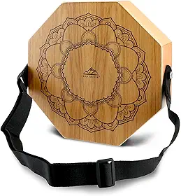 EASTROCK Cajon Portátil - Tambor de Mão Com Dois Tons e Fio de Caixa