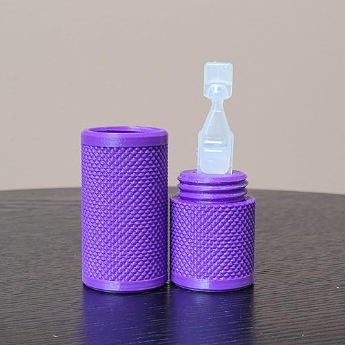 Miniatura 10 de Soporte para viales de gotas para ojos y estuche de transporte de bolsillo  Capacidad para un (1) vial de colirio de un solo uso  Ideal para llevar