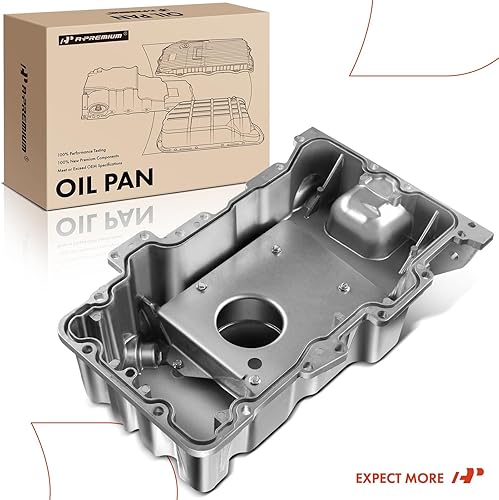 Miniatura 9 de A-Premium Cárter inferior de aceite de motor con tapón de drenaje compatible con Ford Escape 2009-2012, Fusion 2006-2012, Lincoln Zephyr 2006-2006,