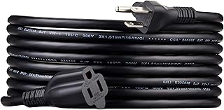Amazonbasics Extension Cord Feet Black