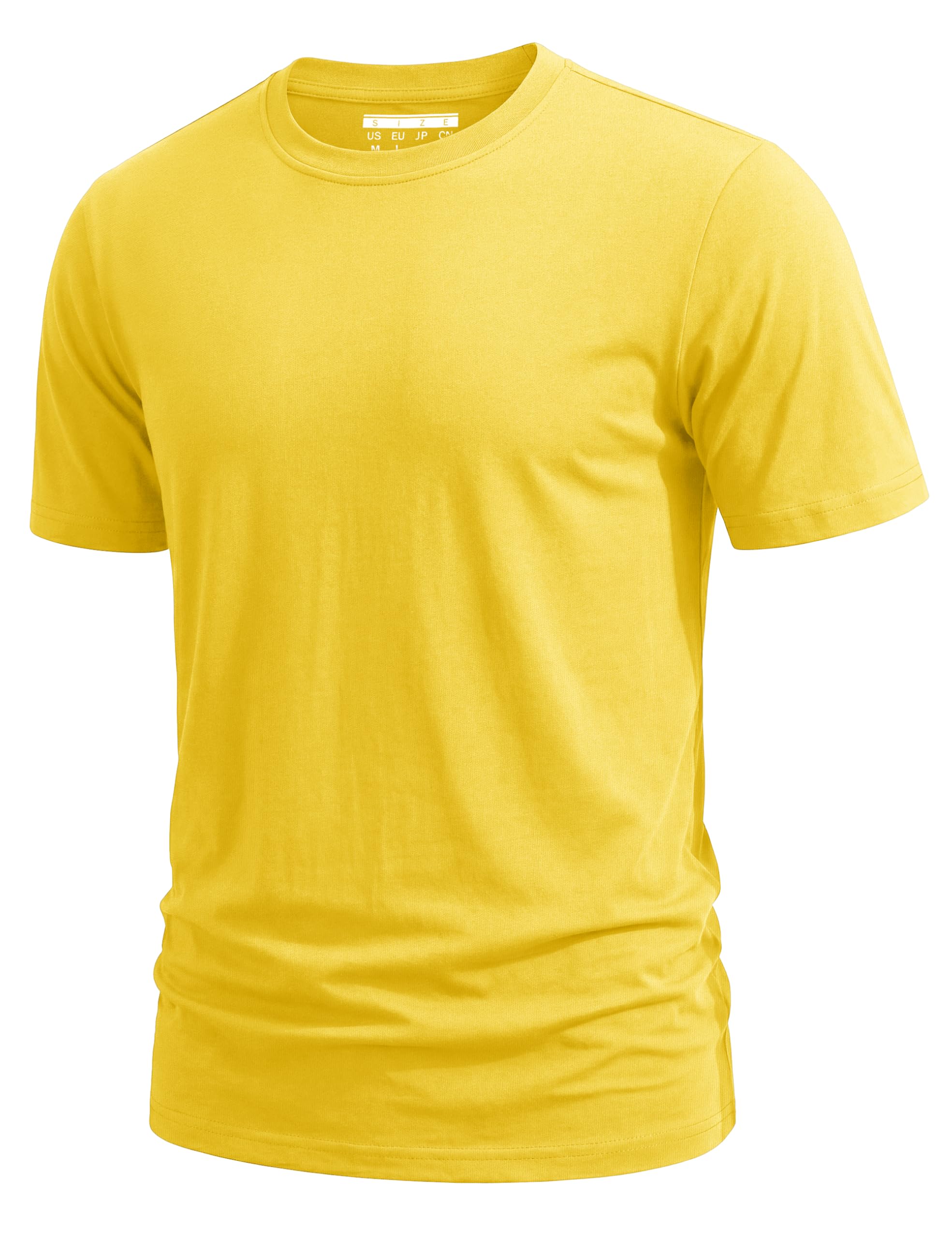 TACVASEN T Shirt Herren Kurzarm Basic Baumwolle Rundhal Sommer Regular Fit | Weiches Tshirt Herren, Einfarbig T-shirts für Herren, Casual Oberteil, Leicht Shirt Herren, Sommer Tops