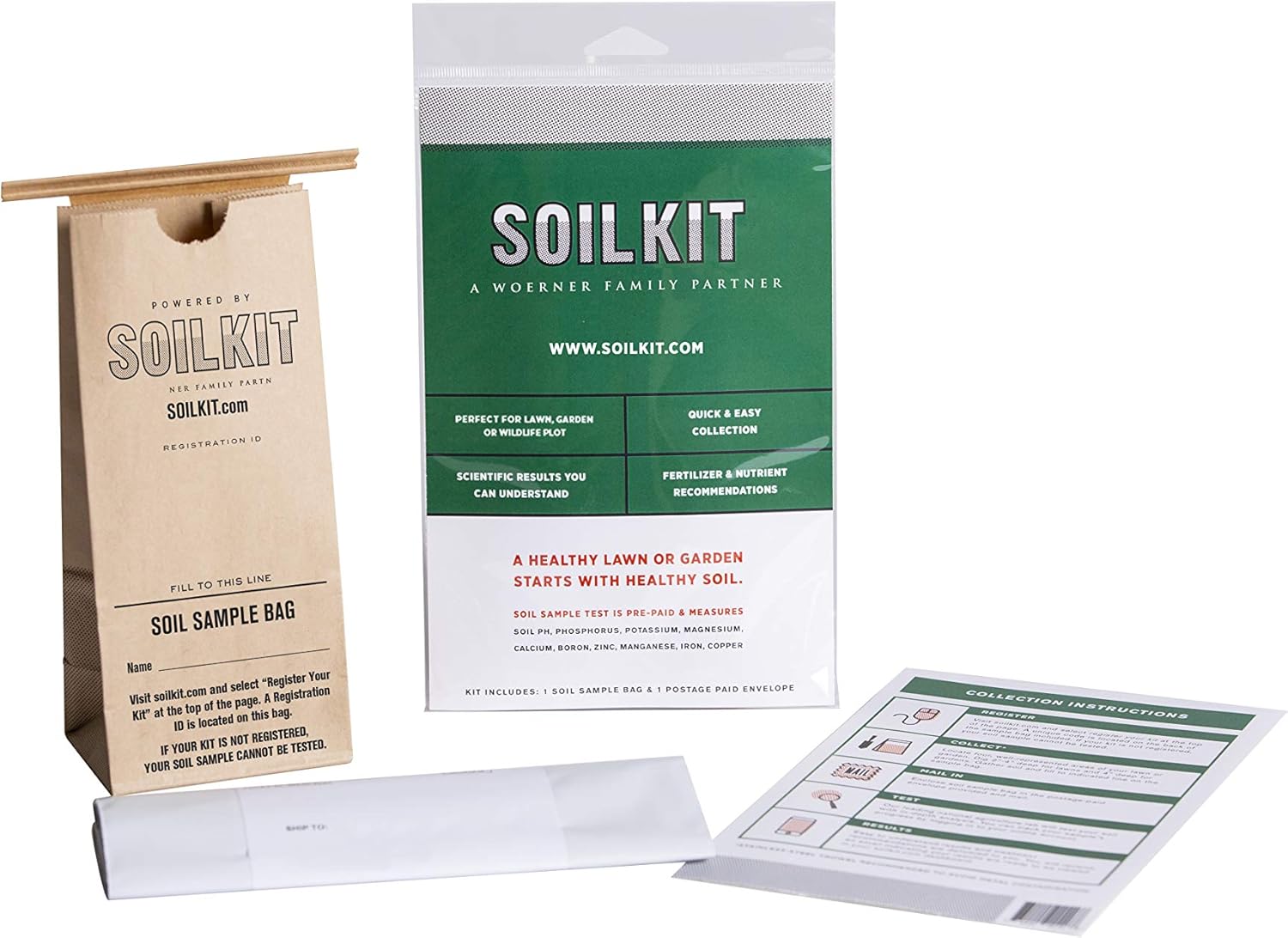 Soil Kit | Soil Test Kit - Discover Your Lawn and Garden Fertility with PH Meter, Nutrient and Mineral Analysis | Professional Results Provide Custom Fertilizer Prescription for Your Yard and Garden : Patio, Lawn & Garden