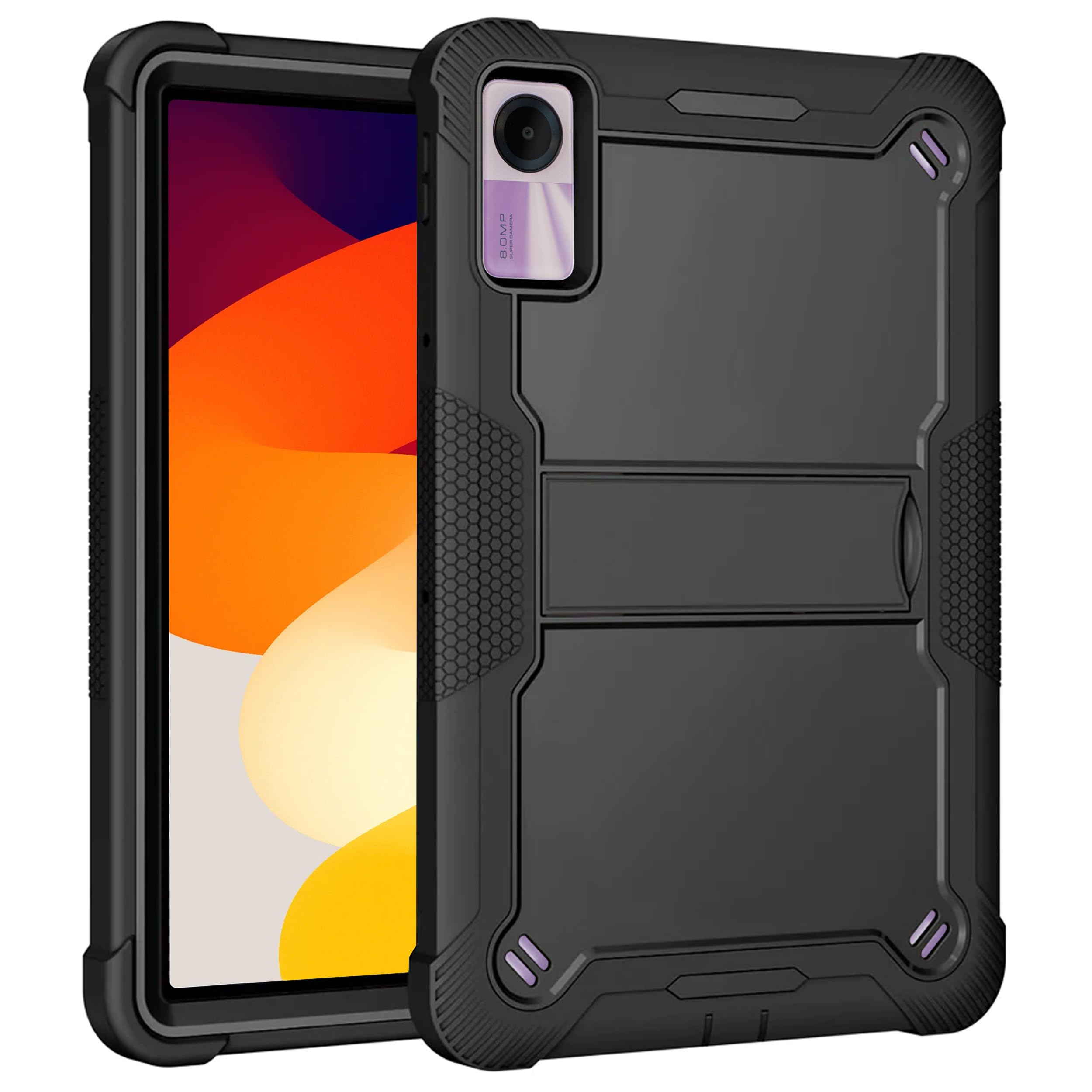 TGK Slim Heavy Duty Shockproof Protection Kickstand Hybrid Case Cover for Xiaomi Redmi Pad SE 11 inch Black (B0D1P3CVCG) Amazon Price History, Amazon Price Tracker