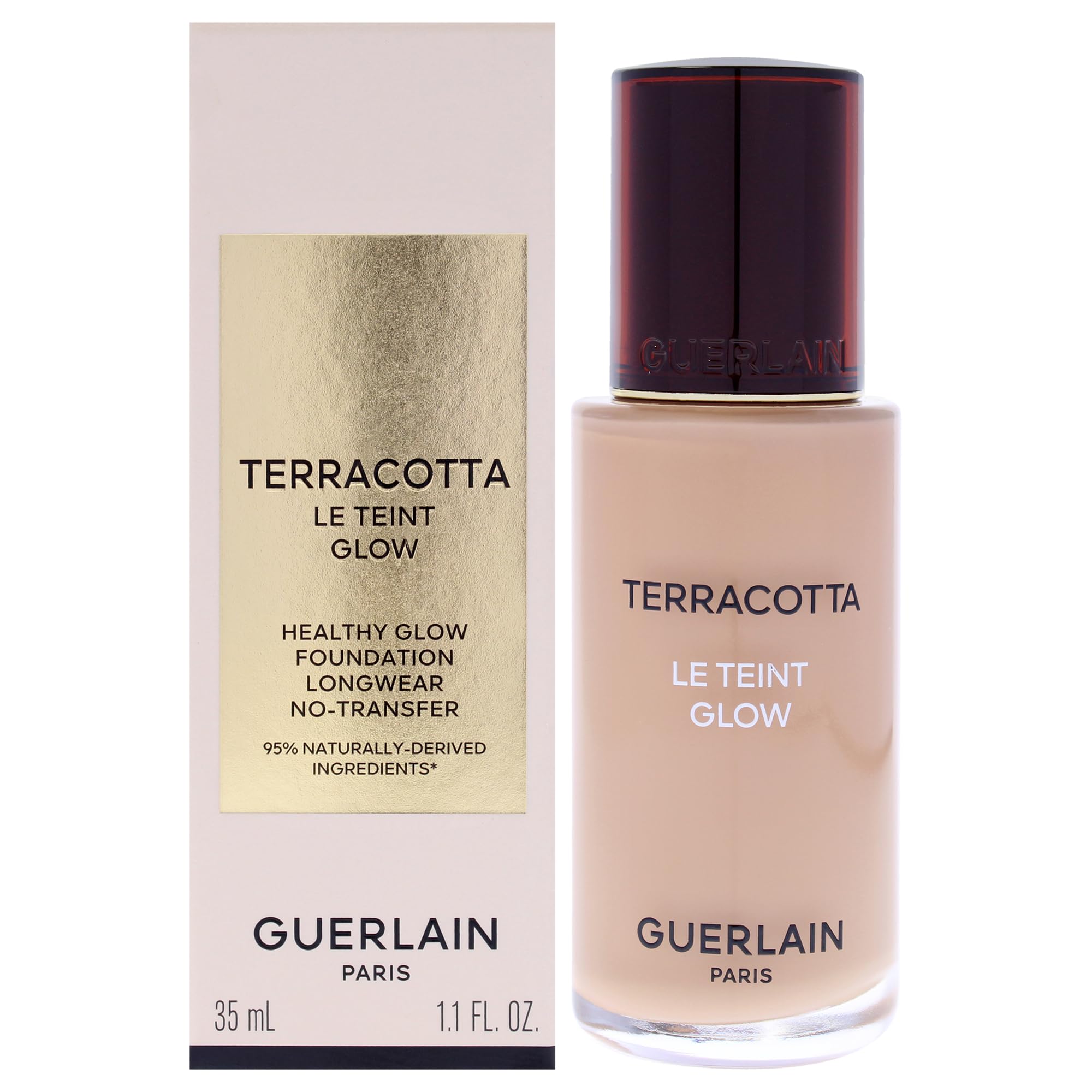 Terracotta Le Teint Glow Healthy Glow Foundation - 3 5N Neutral by Guerlain for Women - 1 1