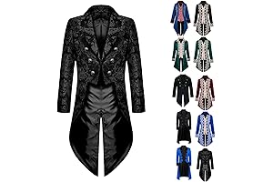Gothic Victorian Tailcoat Jacket - A Steampunk Adventure Awaits